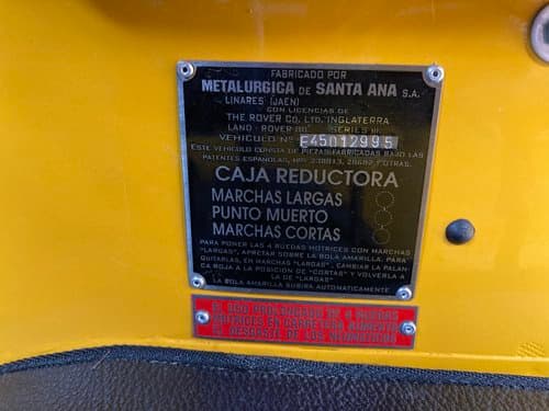 Land Rover Santana IIa — Hardware & Details