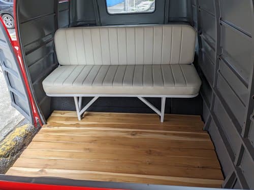 Volkswagen Panel Van — The Bus's Interior